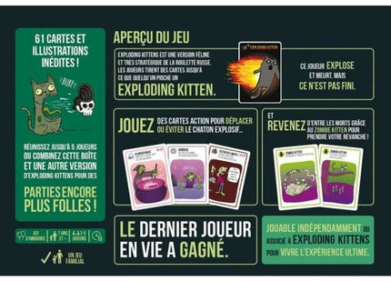 Asmodee Bordspel Asmodee Zombie Kittens