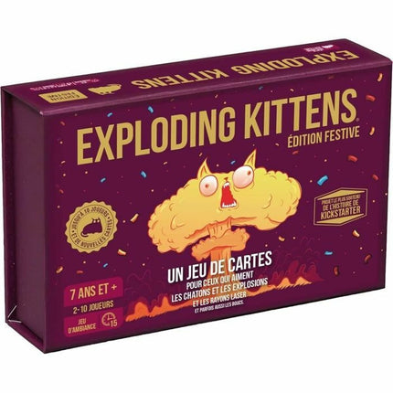 Asmodee Bordspel Asmodee Exploding Kittens: Festive Edition