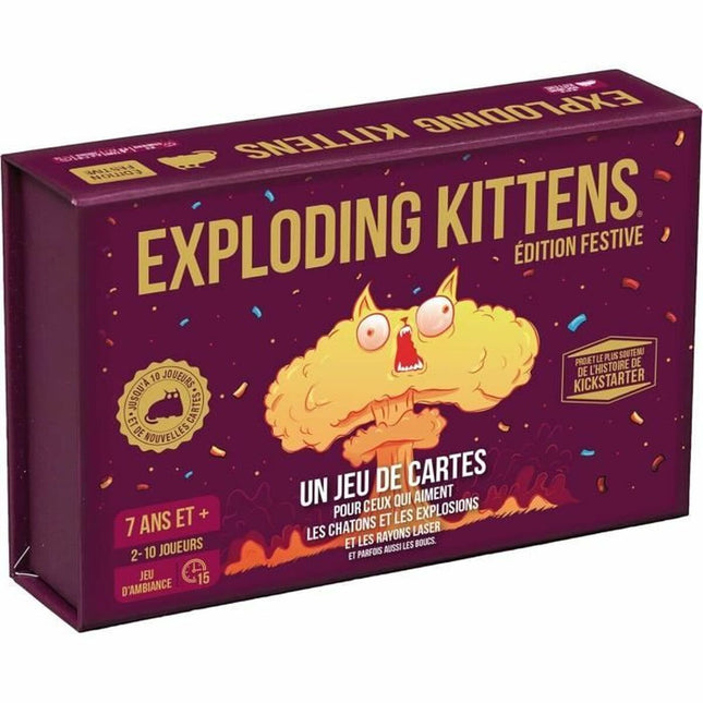 Asmodee Bordspel Asmodee Exploding Kittens: Festive Edition