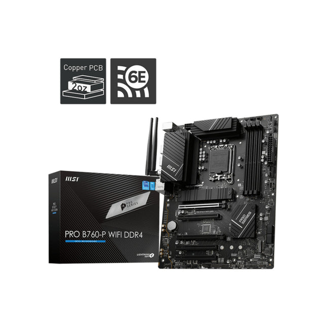 Msi Moederbord Msi Pro B760-P Wifi Ddr4 Lga 1700