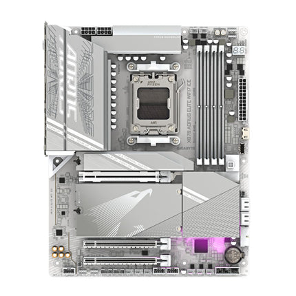 Gigabyte Moederbord Gigabyte X870 Aorus Elite Wf7 Ice Amd X870 Amd Am5