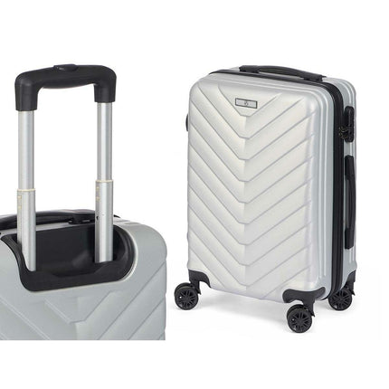 Bigbuy Home Kofferset Lichtgrijs 3 Onderdelen