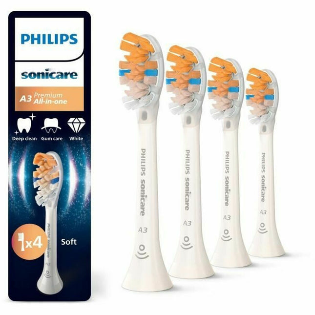 Philips Borstel Vervanger Philips Wit 4 Stuks