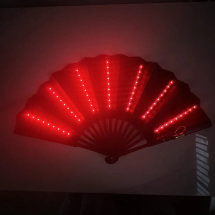 Glow Opvouwbare LED Fan – Danslicht voor Festivals, Feesten & Shows