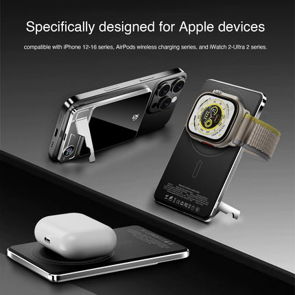 MagSafe Powerbank 10000mAh – Ultra Slim Draadloze Magnetische Power Bank 20W Snelladen voor iPhone/ Samsung