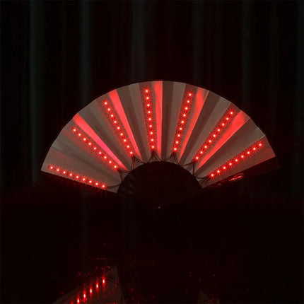 Glow Opvouwbare LED Fan – Danslicht voor Festivals, Feesten & Shows
