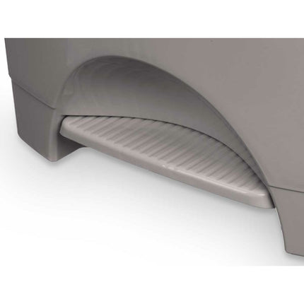 Bigbuy Home Pedaalemmer Grijs Plastic 30 L (4 Stuks)