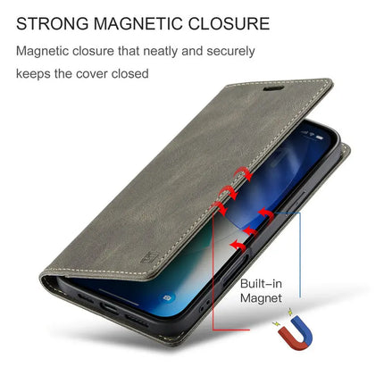 Flip Case Voor iPhone 17 Pro Max 5G Lederen Magnetische Cover