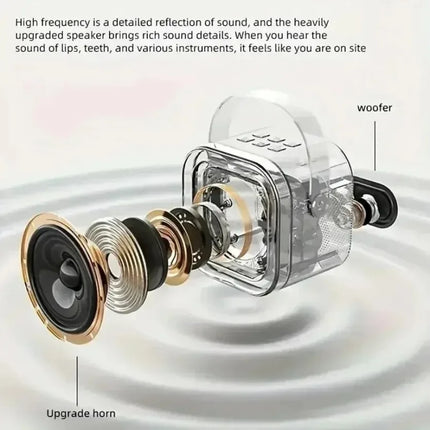 XIKCU Draagbare Karaoke Bluetooth 5.3 Luidsprekermachine PA-systeem met 2 draadloze microfoons