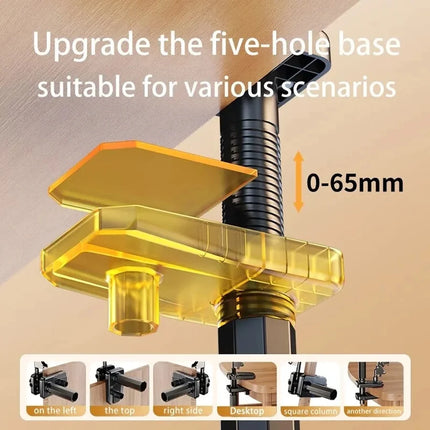 Verstelbare Tablet & lamp; Telefoonhouder met Lange Arm – 360° Draaibaar – Universele Standaard