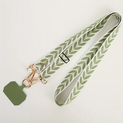 Universele verstelbare mobiele telefoon lanyard voor dames hanger hangend anti-verlies touw