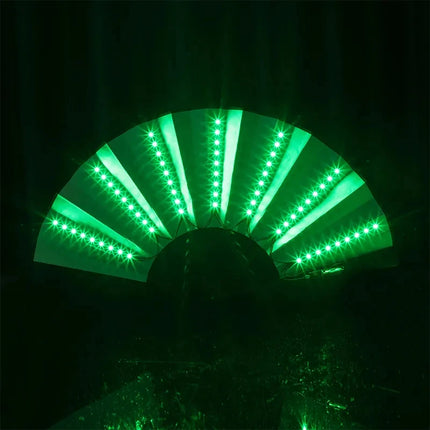 Glow Opvouwbare LED Fan – Danslicht voor Festivals, Feesten & Shows