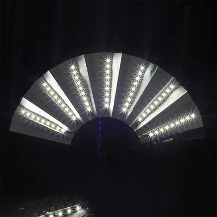 Glow Opvouwbare LED Fan – Danslicht voor Festivals, Feesten & Shows