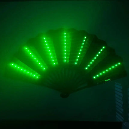 Glow Opvouwbare LED Fan – Danslicht voor Festivals, Feesten & Shows
