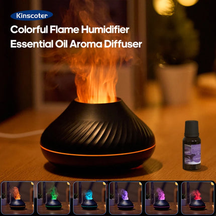 Vulkaan Aromatherapie Diffuser Essentiële Olie Geurverspreider/ Luchtbevochtiger