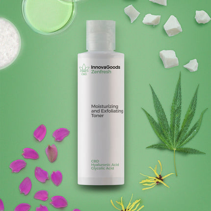 Innovagoods Hydraterende En Exfoliërende Gezichtstoner Cbd Zenfresh Innovagoods 150 Ml